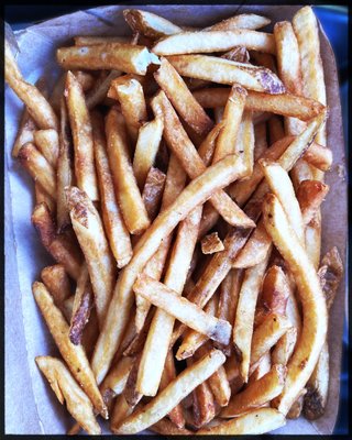 Large fries cooked to share