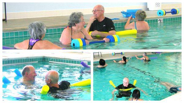 Pool exercise class... Fun for all ages and body types. Call for more details!