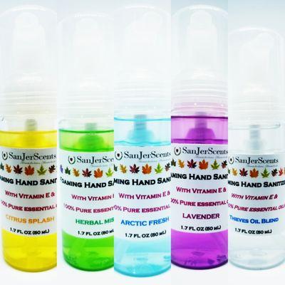 1.7 oz Foam Sanitizers $4.