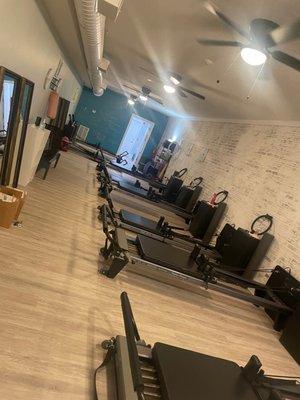 Peak inside the cute little boutique style Pilates Studio in the heart of Downtown Hapeville where every BODY is welcomed!