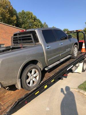 Towing a Nissan Titan