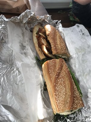 Broccoli rabe with chicken