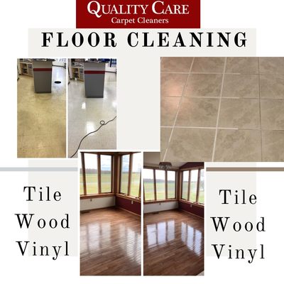 Quality Care Carpet Cleaners can help you clean all kinds of floors in your home or business call for a FREE ESTIMATE in CNY 315-255-0178