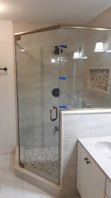 Custom shower enclosure