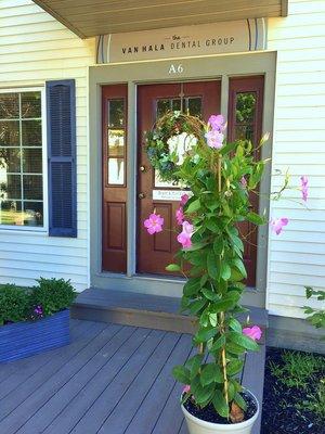 Entrance to Van Hala Dental Group located just 1.3 miles to the east of Cascade Park