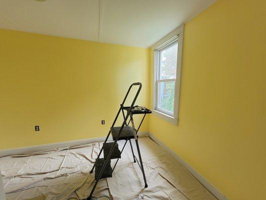 Professional interior painting (Bedroom)