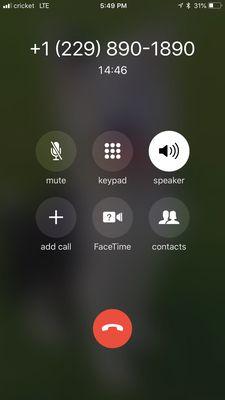 Been on hold for almost 15 minutes. Actual conversation only lasted 1 minute