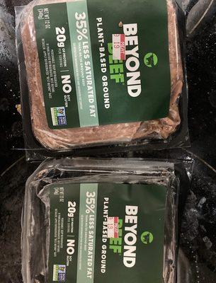 Beyond meat that was displayed with the other side up so the expiry sticker was not visible.