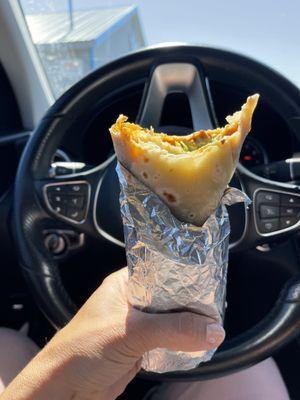 Al pastor burrito