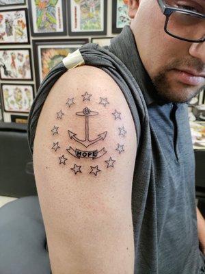 Rhode island tattoo