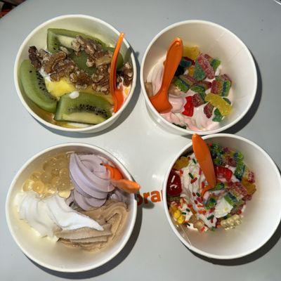 Frozen yogurt galore