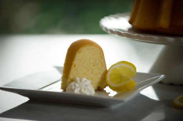 Lemon-Glazed Pound Cake