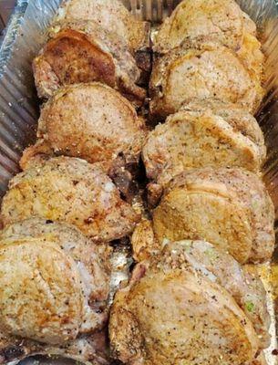 Stuffed pork chops