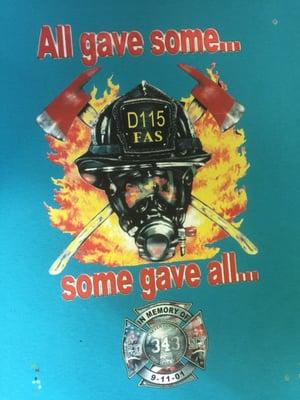 T shirts for fire class