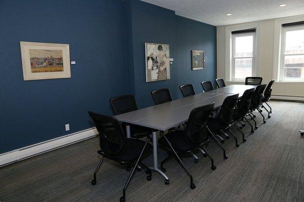 Bright, spacious meeting rooms.