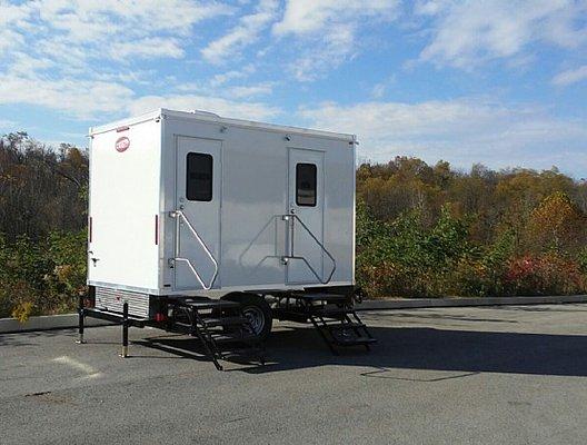 We now offer a 2 station restroom trailer for events of 150 people or less.