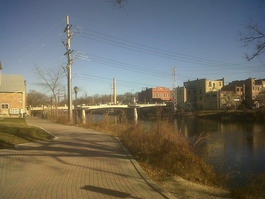 Downtown Batavia from the Trail (not really Les Arends)