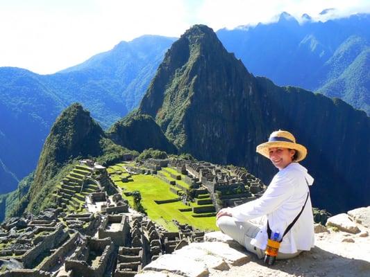 Owner, Annette Nero Stellhorn visits the breath taking Machu Picchu.