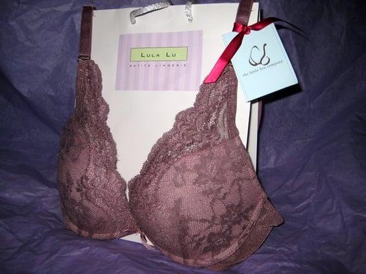 TLBC's Lucia-AB (E004-AB) in Aubergine/Blush $58 - same price as www.thelittlebracompany.com