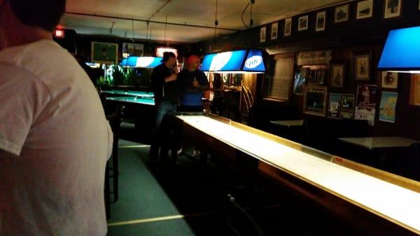 Pool shuffleboard, and decent juke box selections...