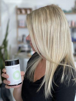 Blonding by Jen D. Plus hair growth support supplements