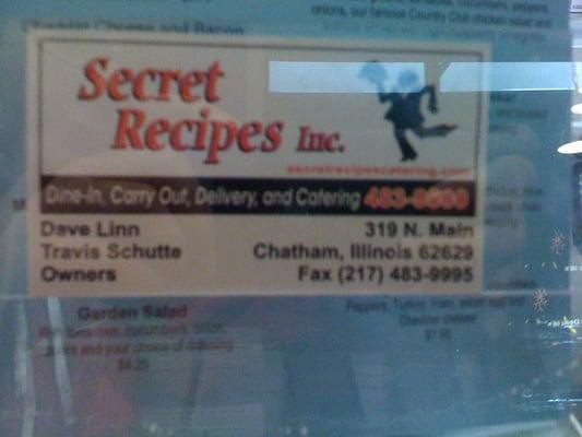 Secret Recipes