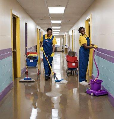 Recent School Remodel Post construction clean