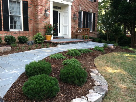 Front entry in North Potomac, Maryland