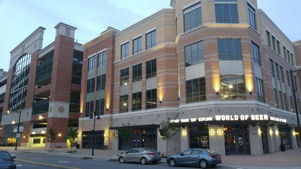 Parking deck at Owings Mills Center.