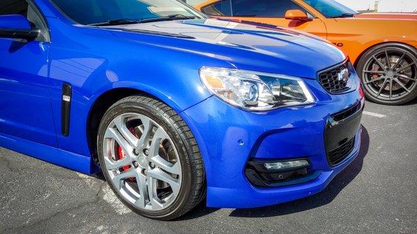 Chevy SS polished and protected.