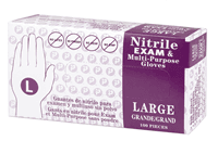 Nitile exam gloves. 100/box