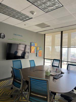 Our "One For All" Core Value conference room.