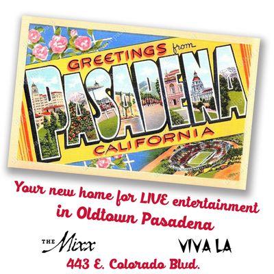 Welcome to Pasadena!!!