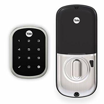 The Yale smart lock works with our ADT command system. Unlock your doors right from your smart phone!