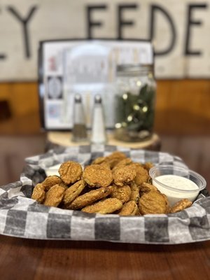 This was one of our appetizers!! It was fried pickles and it was so so good!