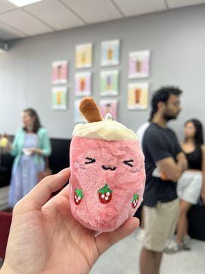 Free Strawberry Keychain from Grand Opening