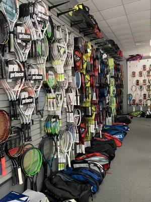 They have every kind of racquet