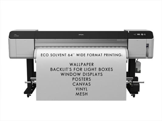 Wide Format Eco Solvent printing