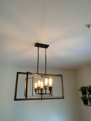 Install a chandelier