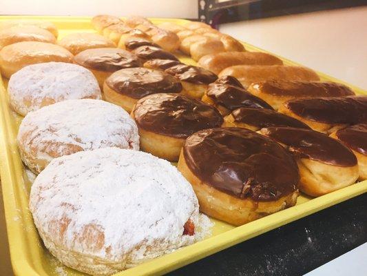 Powder sugar donuts