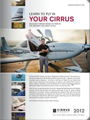 Coast Flight Cirrus Ad