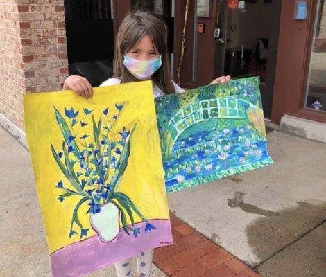 A Van Gough & Monet theme camp week