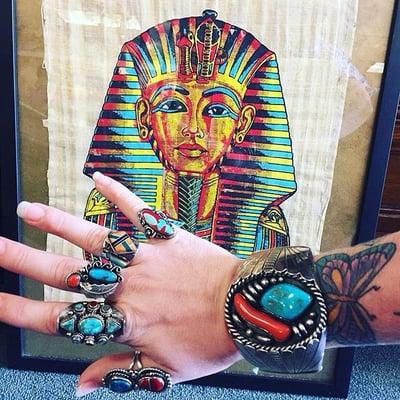 Turquoise, Tutankhaman, & Tatoos