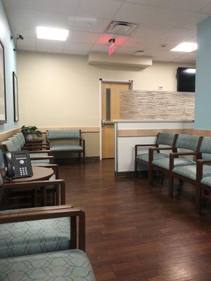 Waiting room radiology basement of gateway