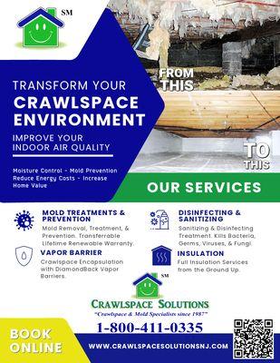 Flyer: Transform Your Crawlspace Environment with Crawlspace Solutions