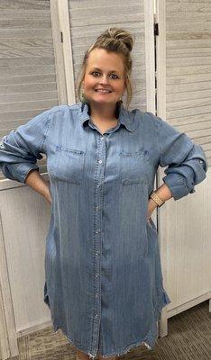 Blue Jean dress very comfortable and super cute