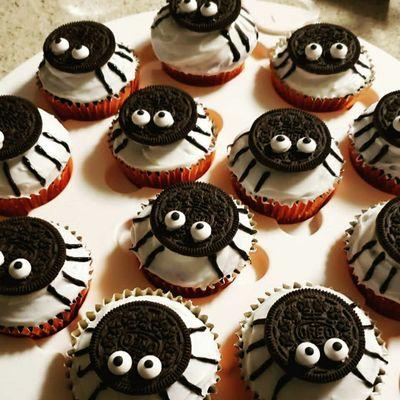 Spide cupcakes!!