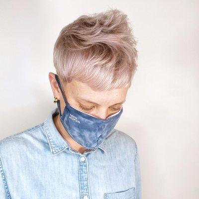 Textured cropped pixie by Melissa