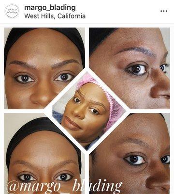 Stunning Eyebrow Transformation by Margo Blading (West Hills, CA)