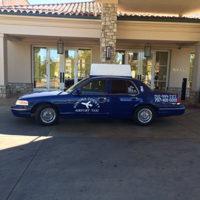 Sonoma County airport taxi